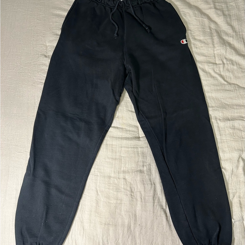 Champion Black Jogger Sweats